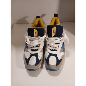 Reebok Mens DV8301 White Grey Blue Size 9 Sneakers